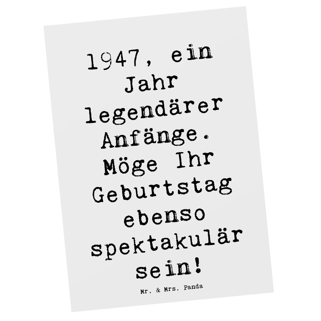 Postkarte Spruch 1947 Geburtstag Postkarte, Karte, Geschenkkarte, Grußkarte, Einladung, Ansichtskarte, Geburtstagskarte, Einladungskarte, Dankeskarte, Ansichtskarten, Einladung Geburtstag, Einladungskarten Geburtstag, Geburtstag, Geburtstagsgeschenk, Geschenk