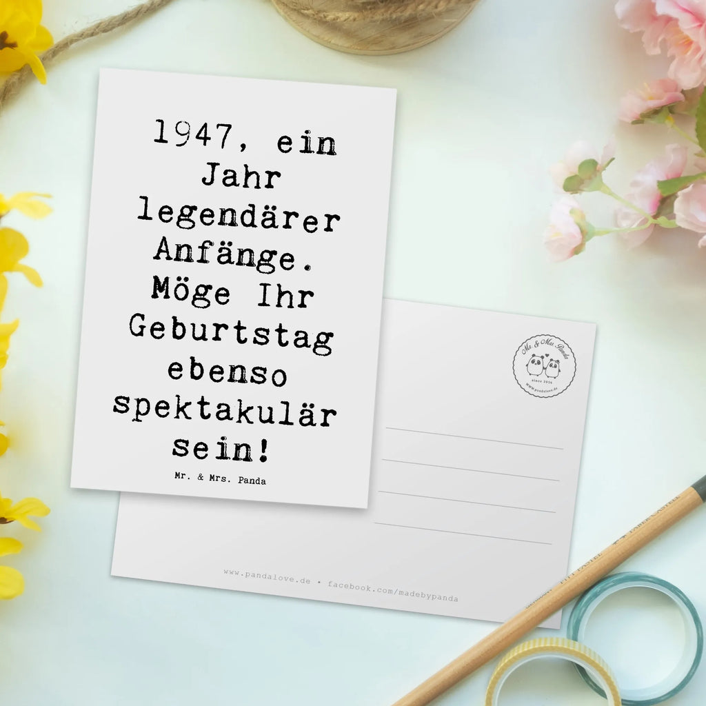 Postkarte Spruch 1947 Geburtstag Postkarte, Karte, Geschenkkarte, Grußkarte, Einladung, Ansichtskarte, Geburtstagskarte, Einladungskarte, Dankeskarte, Ansichtskarten, Einladung Geburtstag, Einladungskarten Geburtstag, Geburtstag, Geburtstagsgeschenk, Geschenk