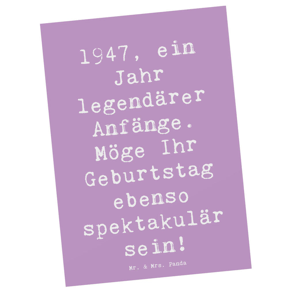 Postkarte Spruch 1947 Geburtstag Postkarte, Karte, Geschenkkarte, Grußkarte, Einladung, Ansichtskarte, Geburtstagskarte, Einladungskarte, Dankeskarte, Ansichtskarten, Einladung Geburtstag, Einladungskarten Geburtstag, Geburtstag, Geburtstagsgeschenk, Geschenk