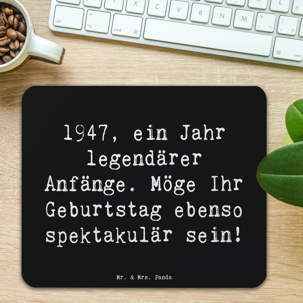 Mauspad Spruch 1947 Geburtstag Mousepad, Computer zubehör, Büroausstattung, PC Zubehör, Arbeitszimmer, Mauspad, Einzigartiges Mauspad, Designer Mauspad, Mausunterlage, Mauspad Büro, Geburtstag, Geburtstagsgeschenk, Geschenk