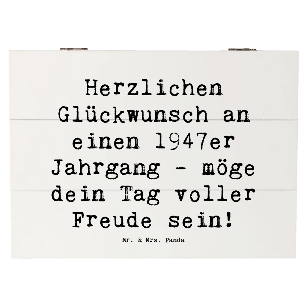 Holzkiste Spruch 1947 Geburtstag Holzkiste, Kiste, Schatzkiste, Truhe, Schatulle, XXL, Erinnerungsbox, Erinnerungskiste, Dekokiste, Aufbewahrungsbox, Geschenkbox, Geschenkdose, Geburtstag, Geburtstagsgeschenk, Geschenk