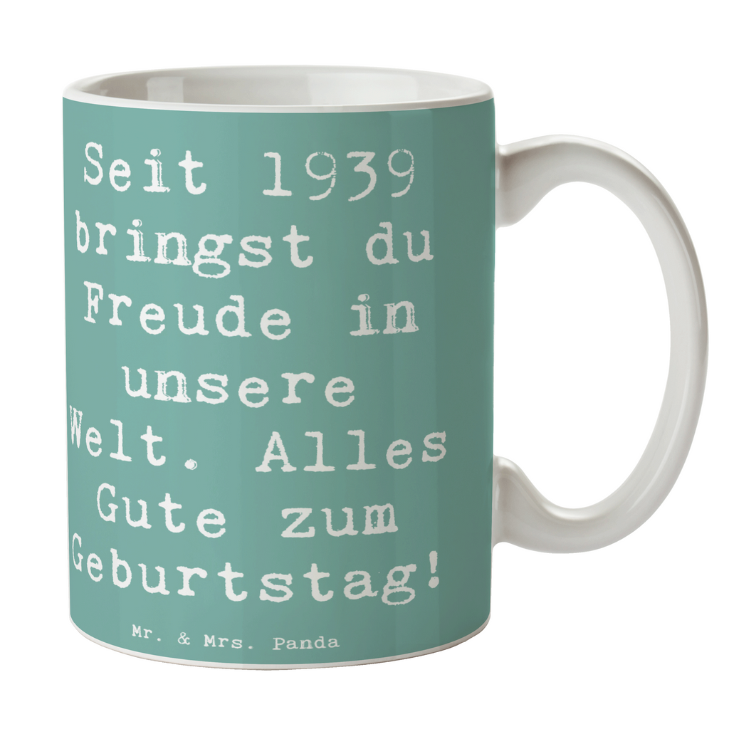 Tasse Spruch 1939 Geburtstag Freude Tasse, Kaffeetasse, Teetasse, Becher, Kaffeebecher, Teebecher, Keramiktasse, Porzellantasse, Büro Tasse, Geschenk Tasse, Tasse Sprüche, Tasse Motive, Kaffeetassen, Tasse bedrucken, Designer Tasse, Cappuccino Tassen, Schöne Teetassen, Geburtstag, Geburtstagsgeschenk, Geschenk