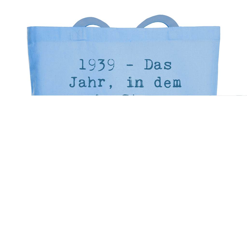 Tragetasche Spruch 1939 Geburtstag Beuteltasche, Beutel, Einkaufstasche, Jutebeutel, Stoffbeutel, Tasche, Shopper, Umhängetasche, Strandtasche, Schultertasche, Stofftasche, Tragetasche, Badetasche, Jutetasche, Einkaufstüte, Laptoptasche, Geburtstag, Geburtstagsgeschenk, Geschenk