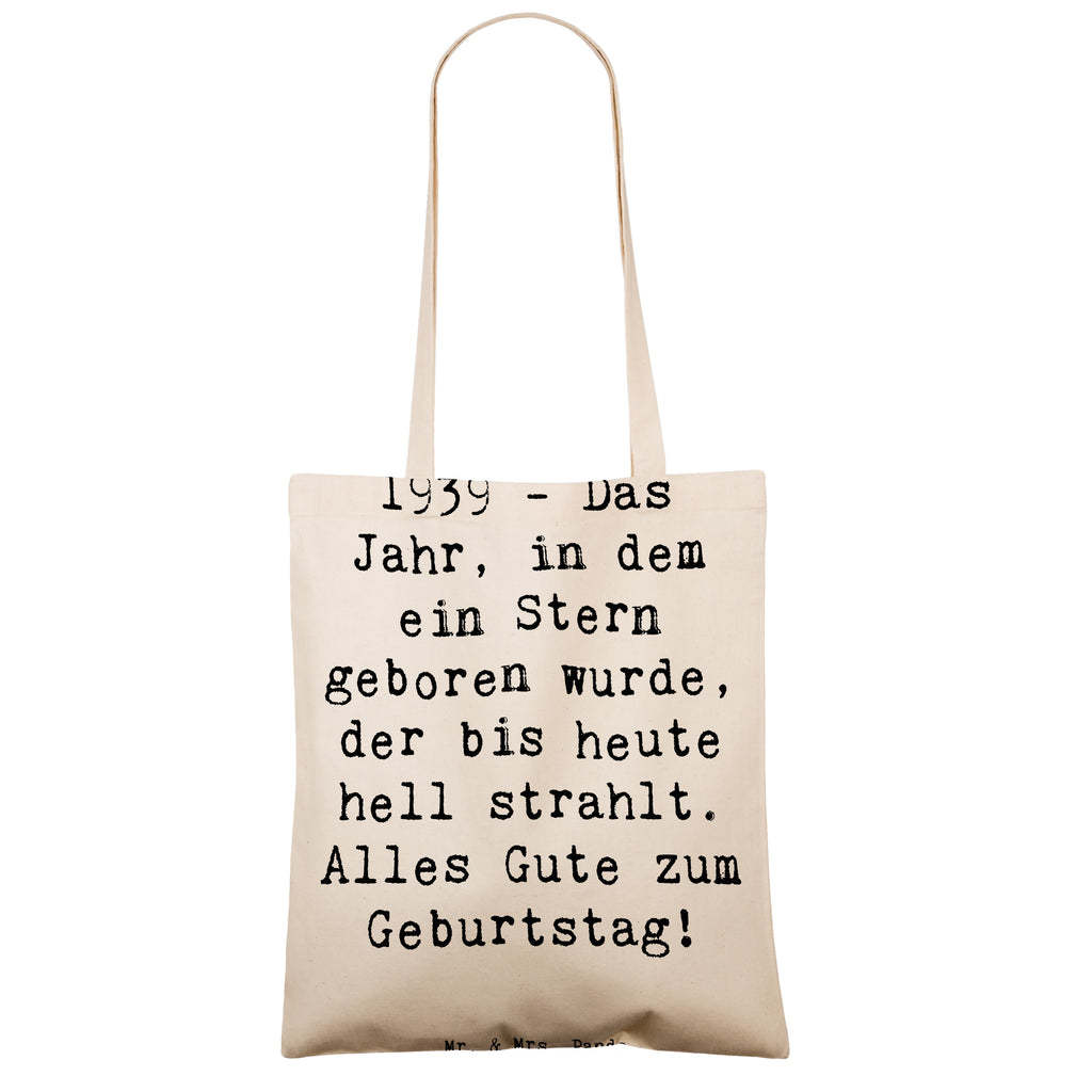 Tragetasche Spruch 1939 Geburtstag Beuteltasche, Beutel, Einkaufstasche, Jutebeutel, Stoffbeutel, Tasche, Shopper, Umhängetasche, Strandtasche, Schultertasche, Stofftasche, Tragetasche, Badetasche, Jutetasche, Einkaufstüte, Laptoptasche, Geburtstag, Geburtstagsgeschenk, Geschenk