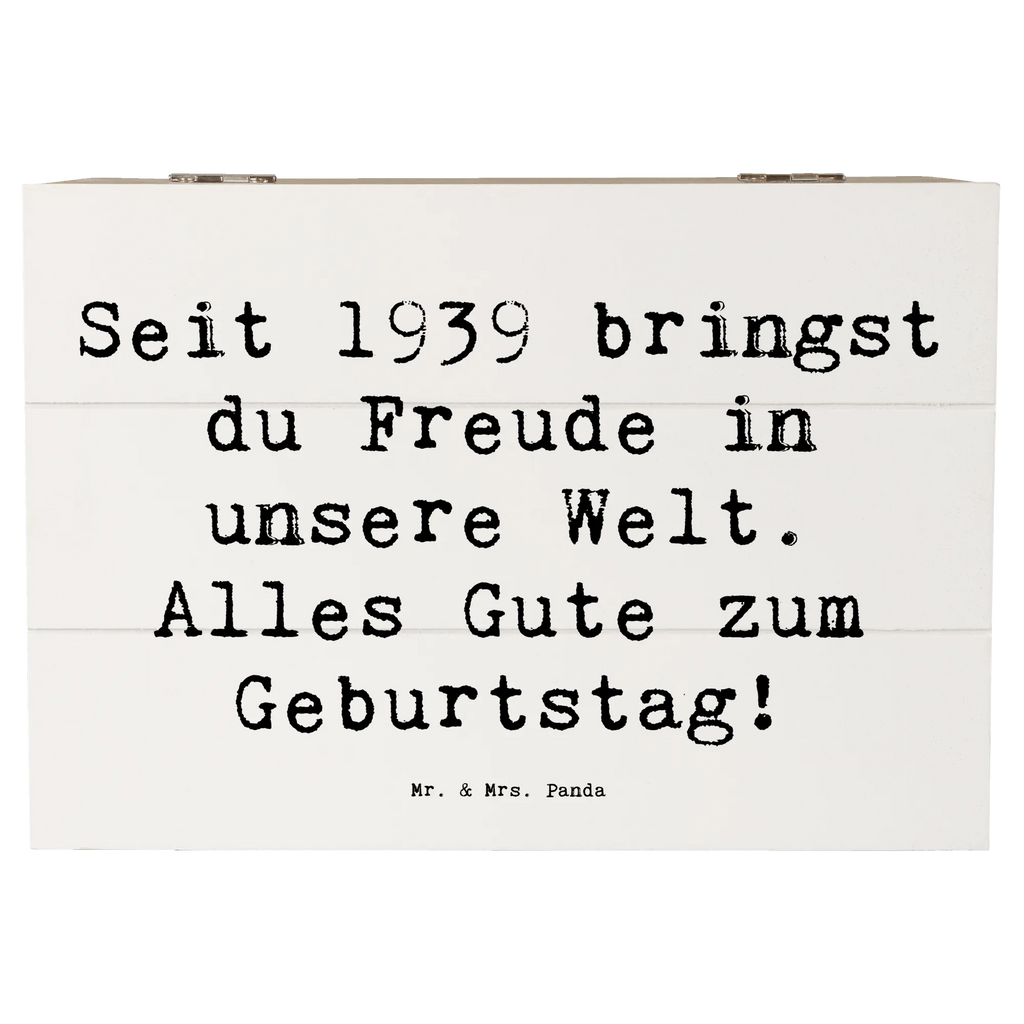 Holzkiste Spruch 1939 Geburtstag Freude Holzkiste, Kiste, Schatzkiste, Truhe, Schatulle, XXL, Erinnerungsbox, Erinnerungskiste, Dekokiste, Aufbewahrungsbox, Geschenkbox, Geschenkdose, Geburtstag, Geburtstagsgeschenk, Geschenk