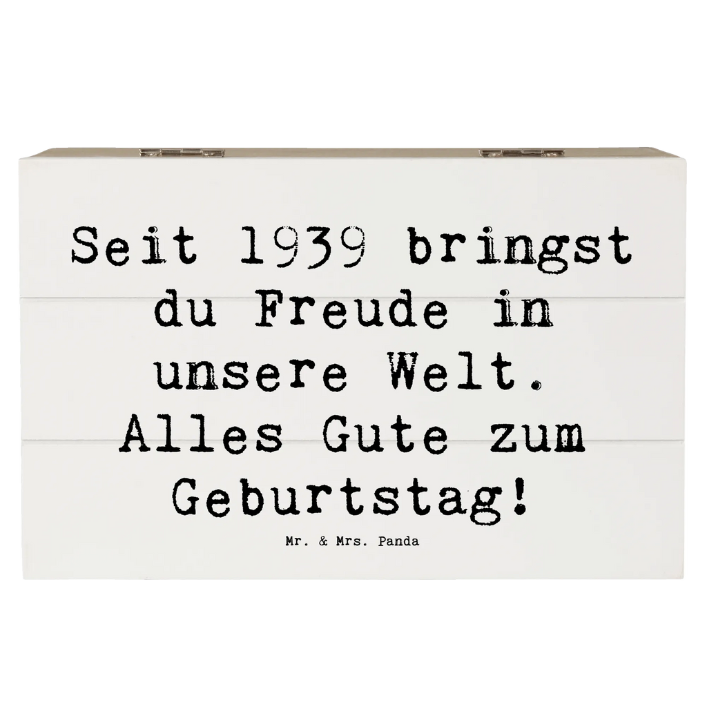 Holzkiste Spruch 1939 Geburtstag Freude Holzkiste, Kiste, Schatzkiste, Truhe, Schatulle, XXL, Erinnerungsbox, Erinnerungskiste, Dekokiste, Aufbewahrungsbox, Geschenkbox, Geschenkdose, Geburtstag, Geburtstagsgeschenk, Geschenk