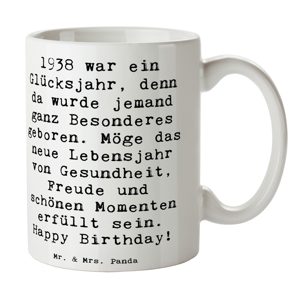 Tasse Spruch 1938 Geburtstag Tasse, Kaffeetasse, Teetasse, Becher, Kaffeebecher, Teebecher, Keramiktasse, Porzellantasse, Büro Tasse, Geschenk Tasse, Tasse Sprüche, Tasse Motive, Kaffeetassen, Tasse bedrucken, Designer Tasse, Cappuccino Tassen, Schöne Teetassen, Geburtstag, Geburtstagsgeschenk, Geschenk