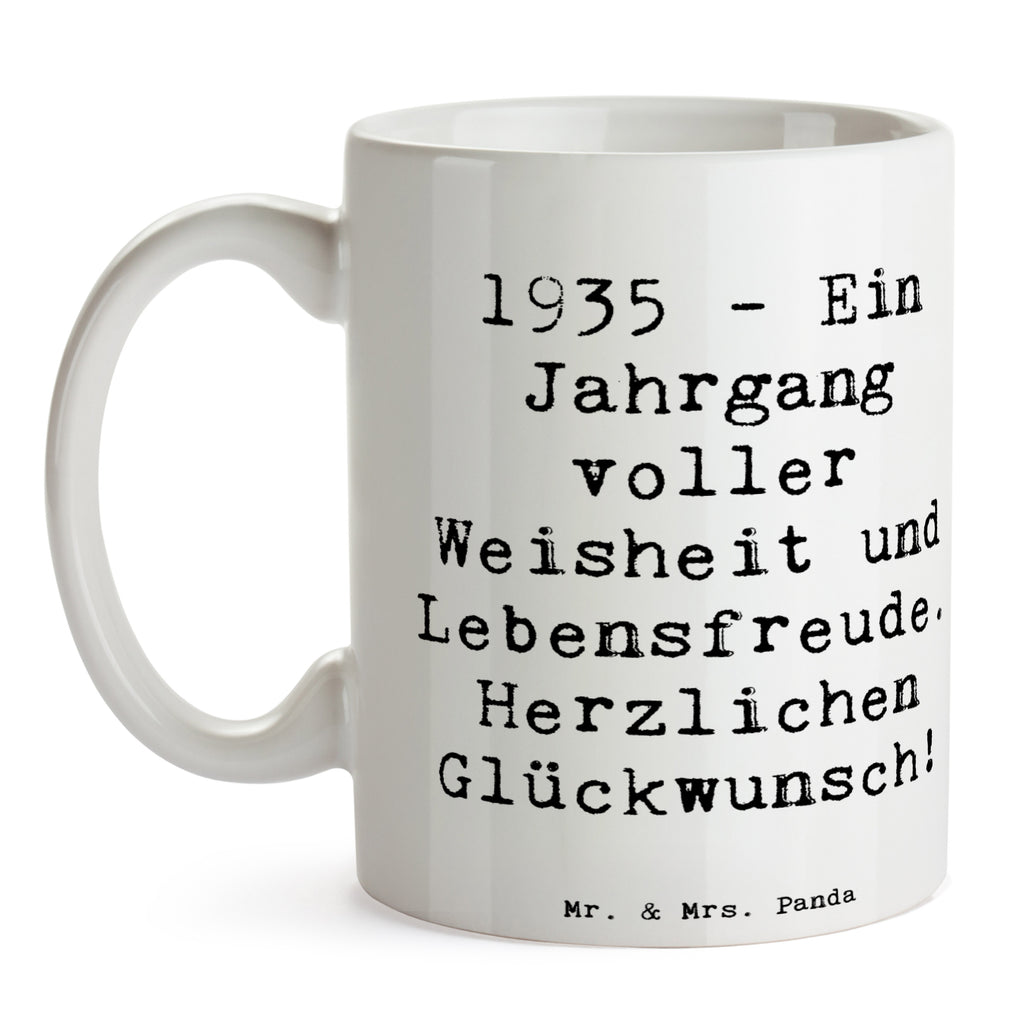 Tasse Spruch 1935 Geburtstag Tasse, Kaffeetasse, Teetasse, Becher, Kaffeebecher, Teebecher, Keramiktasse, Porzellantasse, Büro Tasse, Geschenk Tasse, Tasse Sprüche, Tasse Motive, Kaffeetassen, Tasse bedrucken, Designer Tasse, Cappuccino Tassen, Schöne Teetassen, Geburtstag, Geburtstagsgeschenk, Geschenk