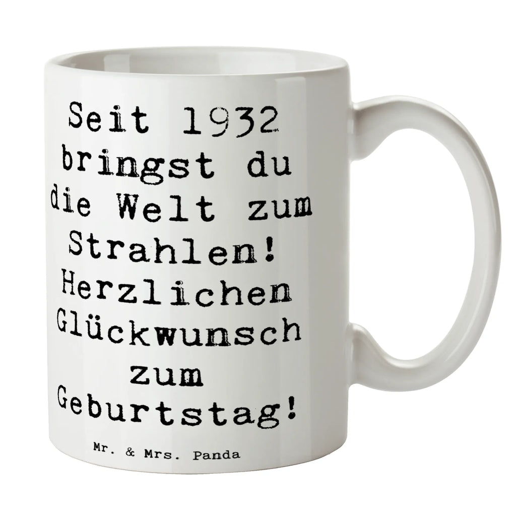 Tasse Spruch 1932 Geburtstag Strahlen Tasse, Kaffeetasse, Teetasse, Becher, Kaffeebecher, Teebecher, Keramiktasse, Porzellantasse, Büro Tasse, Geschenk Tasse, Tasse Sprüche, Tasse Motive, Kaffeetassen, Tasse bedrucken, Designer Tasse, Cappuccino Tassen, Schöne Teetassen, Geburtstag, Geburtstagsgeschenk, Geschenk