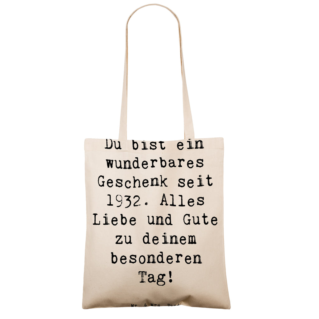 Tragetasche Spruch 1932 Geburtstag Geschenk Beuteltasche, Beutel, Einkaufstasche, Jutebeutel, Stoffbeutel, Tasche, Shopper, Umhängetasche, Strandtasche, Schultertasche, Stofftasche, Tragetasche, Badetasche, Jutetasche, Einkaufstüte, Laptoptasche, Geburtstag, Geburtstagsgeschenk, Geschenk