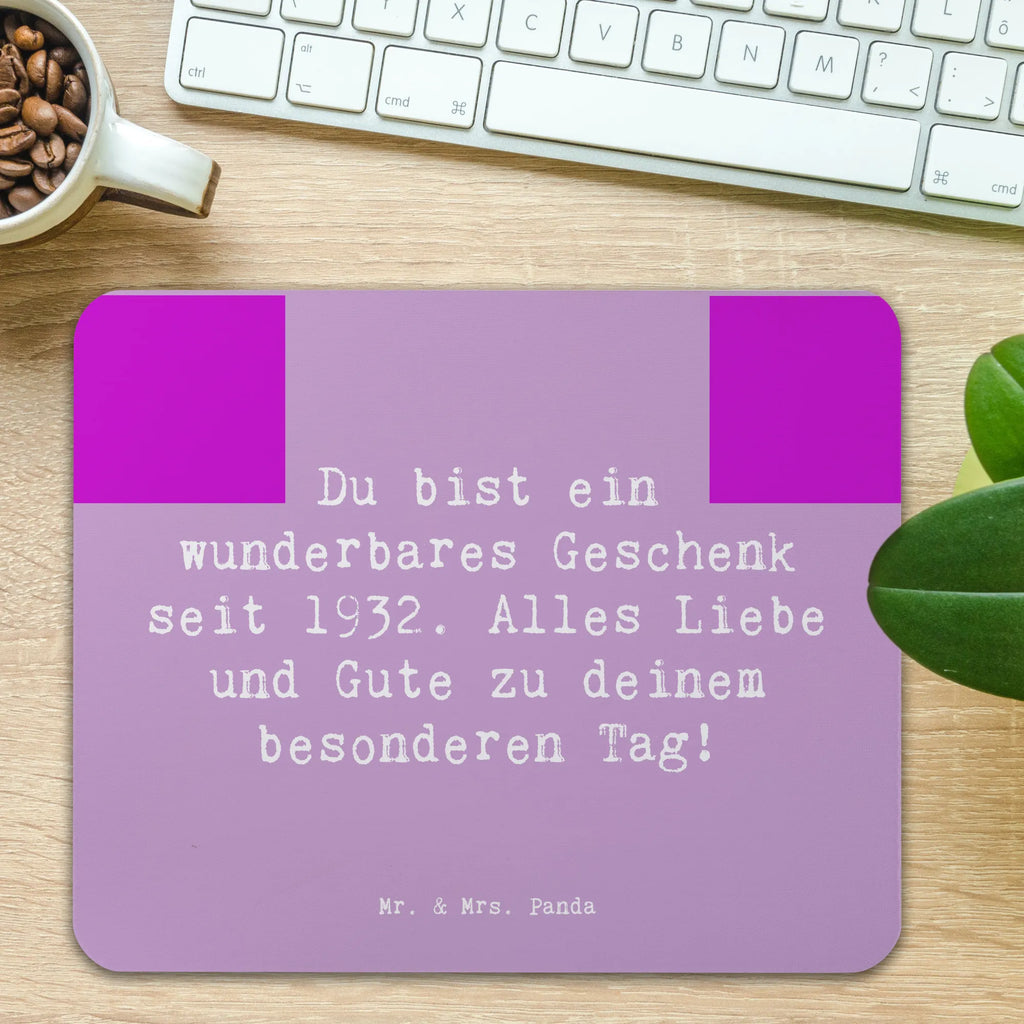 Mauspad Spruch 1932 Geburtstag Geschenk Mousepad, Computer zubehör, Büroausstattung, PC Zubehör, Arbeitszimmer, Mauspad, Einzigartiges Mauspad, Designer Mauspad, Mausunterlage, Mauspad Büro, Geburtstag, Geburtstagsgeschenk, Geschenk