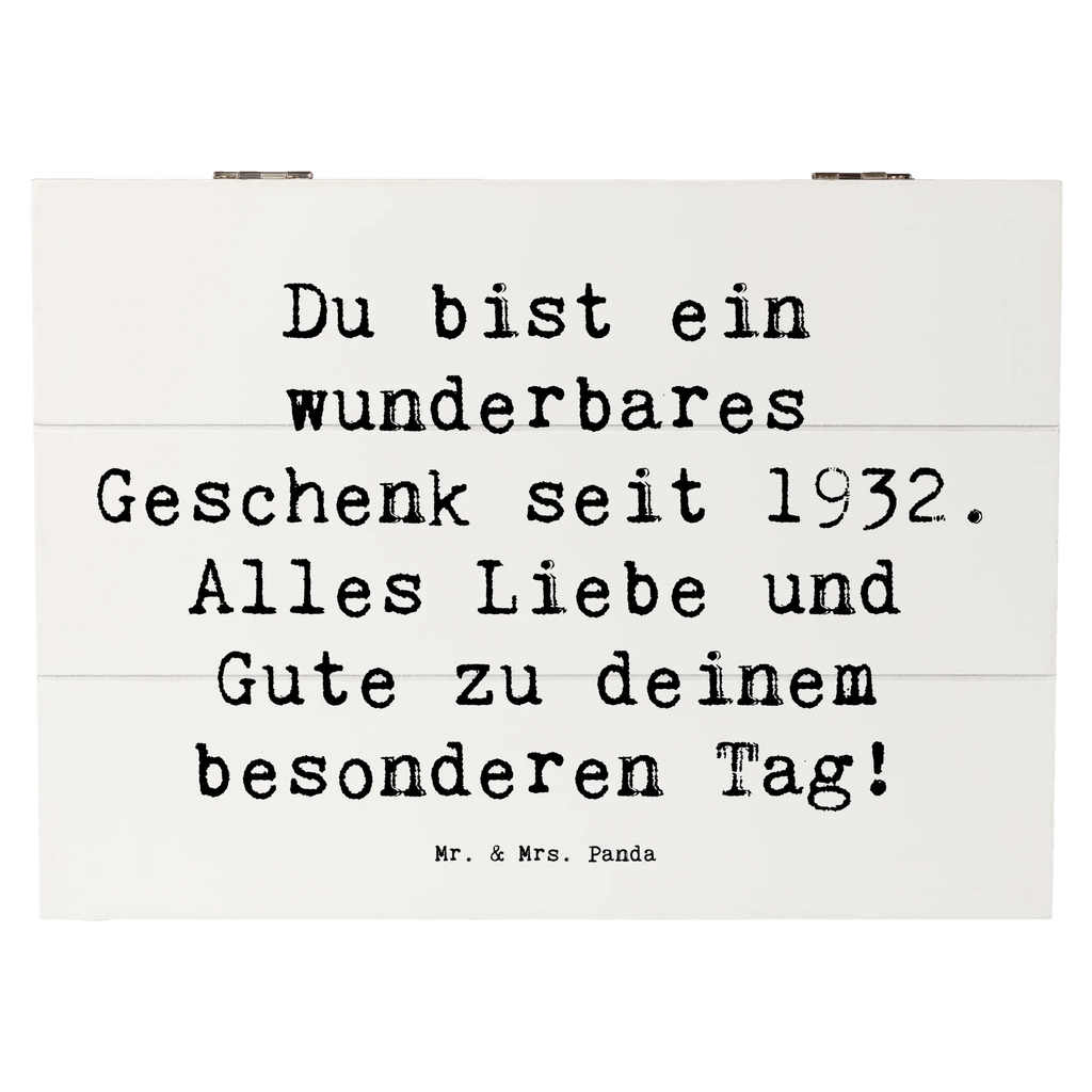 Holzkiste Spruch 1932 Geburtstag Geschenk Holzkiste, Kiste, Schatzkiste, Truhe, Schatulle, XXL, Erinnerungsbox, Erinnerungskiste, Dekokiste, Aufbewahrungsbox, Geschenkbox, Geschenkdose, Geburtstag, Geburtstagsgeschenk, Geschenk