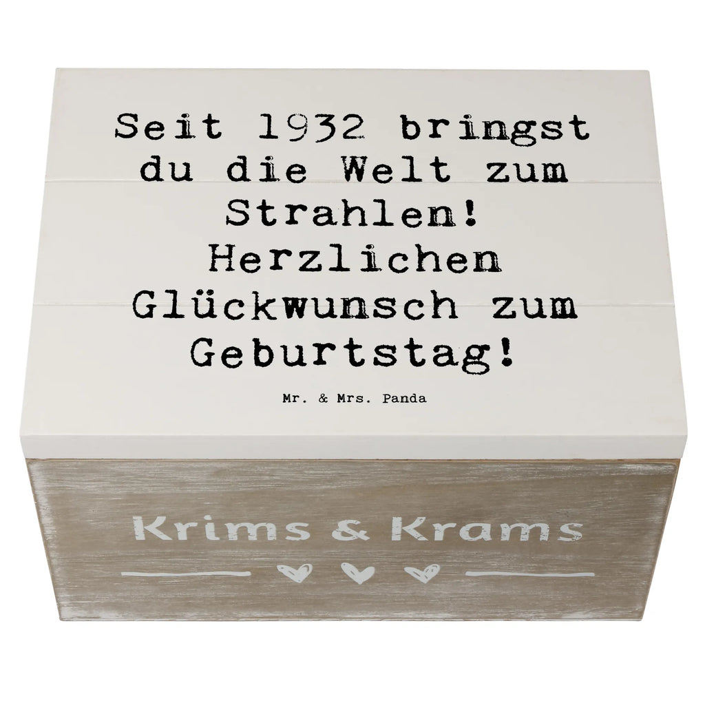 Holzkiste Spruch 1932 Geburtstag Strahlen Holzkiste, Kiste, Schatzkiste, Truhe, Schatulle, XXL, Erinnerungsbox, Erinnerungskiste, Dekokiste, Aufbewahrungsbox, Geschenkbox, Geschenkdose, Geburtstag, Geburtstagsgeschenk, Geschenk