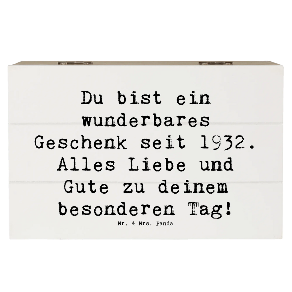 Holzkiste Spruch 1932 Geburtstag Geschenk Holzkiste, Kiste, Schatzkiste, Truhe, Schatulle, XXL, Erinnerungsbox, Erinnerungskiste, Dekokiste, Aufbewahrungsbox, Geschenkbox, Geschenkdose, Geburtstag, Geburtstagsgeschenk, Geschenk