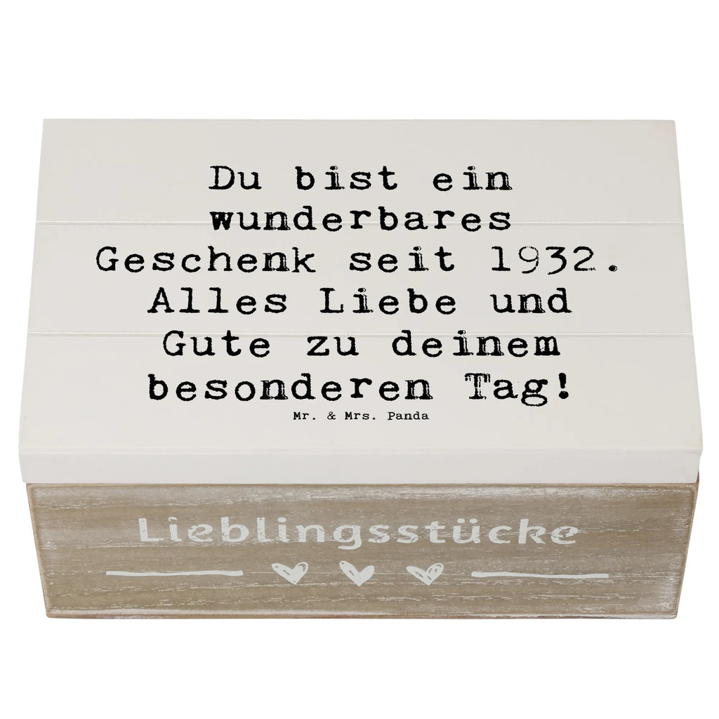 Holzkiste Spruch 1932 Geburtstag Geschenk Holzkiste, Kiste, Schatzkiste, Truhe, Schatulle, XXL, Erinnerungsbox, Erinnerungskiste, Dekokiste, Aufbewahrungsbox, Geschenkbox, Geschenkdose, Geburtstag, Geburtstagsgeschenk, Geschenk