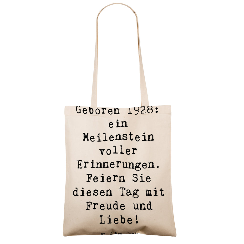 Tragetasche Spruch 1928 Geburtstag Beuteltasche, Beutel, Einkaufstasche, Jutebeutel, Stoffbeutel, Tasche, Shopper, Umhängetasche, Strandtasche, Schultertasche, Stofftasche, Tragetasche, Badetasche, Jutetasche, Einkaufstüte, Laptoptasche, Geburtstag, Geburtstagsgeschenk, Geschenk