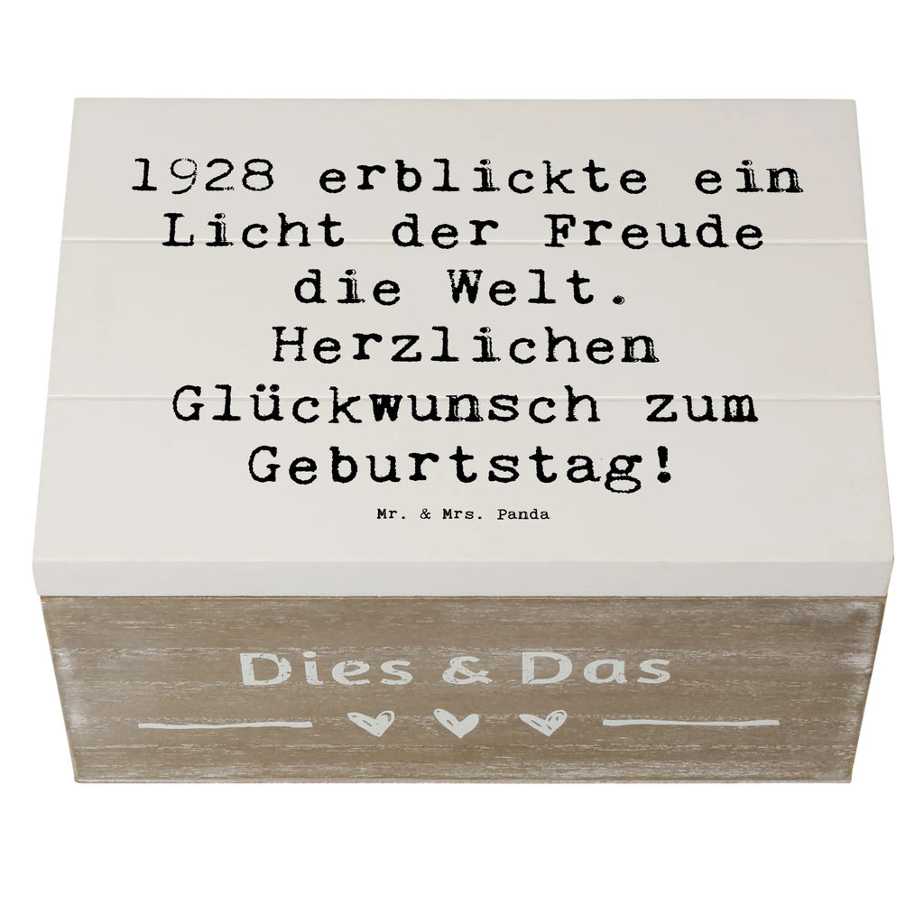 Holzkiste Spruch 1928 Geburtstag Freude Holzkiste, Kiste, Schatzkiste, Truhe, Schatulle, XXL, Erinnerungsbox, Erinnerungskiste, Dekokiste, Aufbewahrungsbox, Geschenkbox, Geschenkdose, Geburtstag, Geburtstagsgeschenk, Geschenk