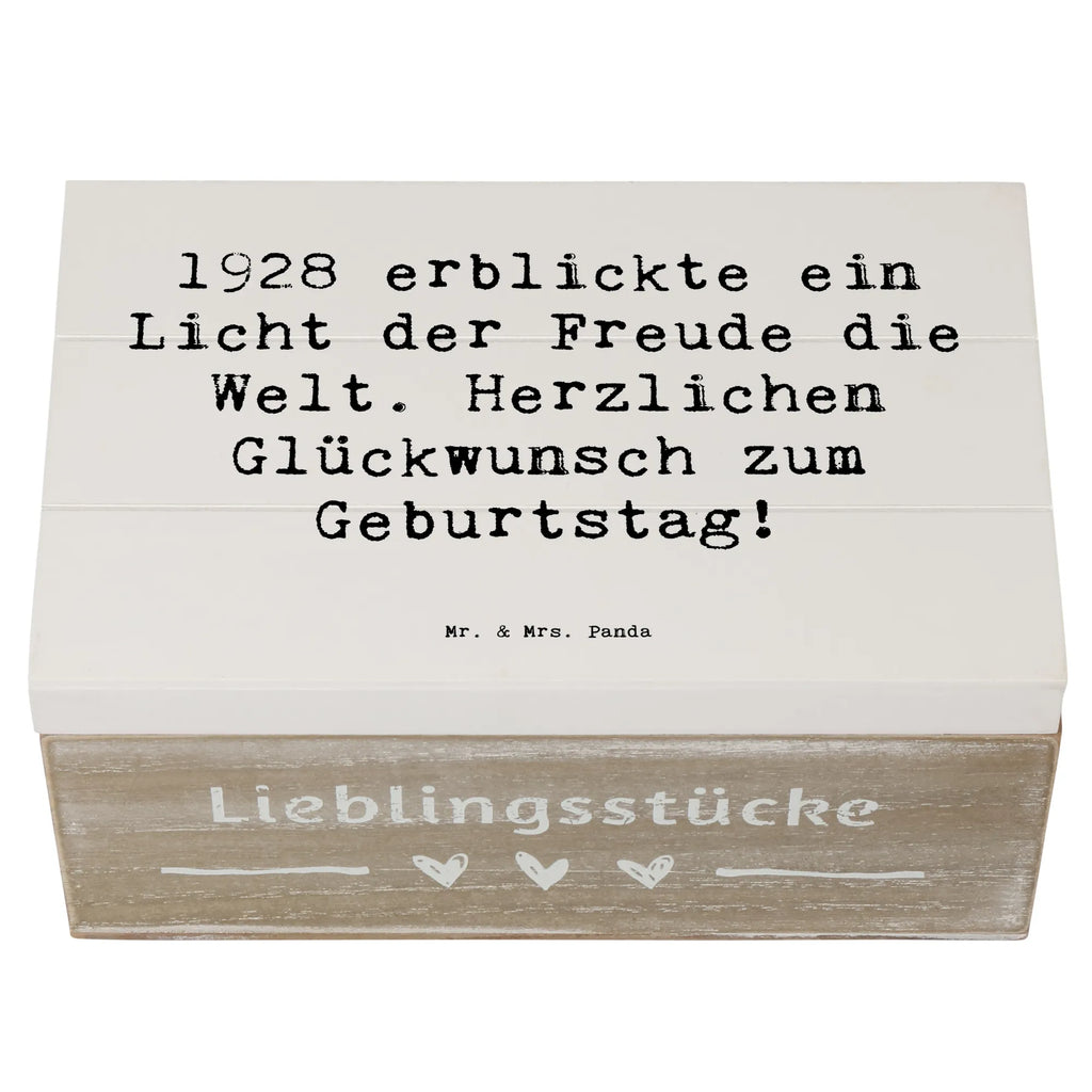 Holzkiste Spruch 1928 Geburtstag Freude Holzkiste, Kiste, Schatzkiste, Truhe, Schatulle, XXL, Erinnerungsbox, Erinnerungskiste, Dekokiste, Aufbewahrungsbox, Geschenkbox, Geschenkdose, Geburtstag, Geburtstagsgeschenk, Geschenk