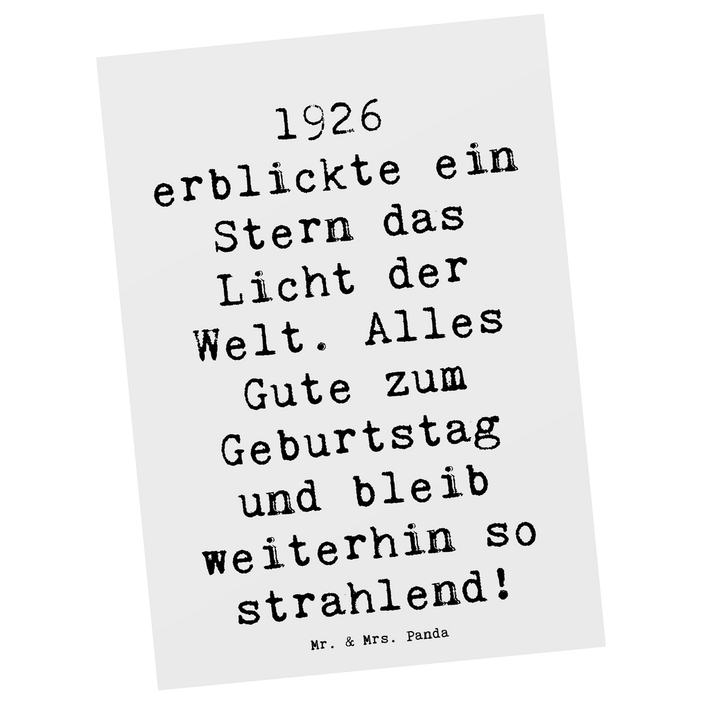 Postkarte Spruch 1926 Geburtstag Stern Postkarte, Karte, Geschenkkarte, Grußkarte, Einladung, Ansichtskarte, Geburtstagskarte, Einladungskarte, Dankeskarte, Ansichtskarten, Einladung Geburtstag, Einladungskarten Geburtstag, Geburtstag, Geburtstagsgeschenk, Geschenk