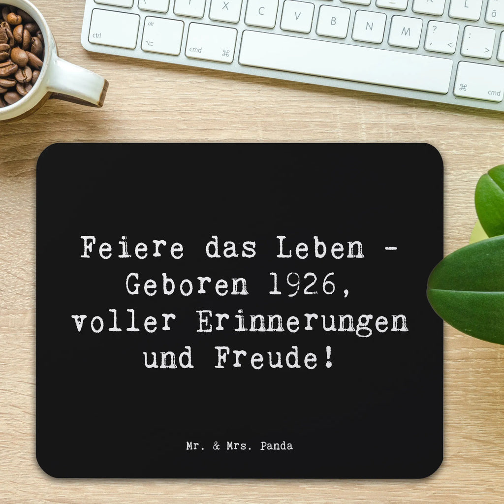 Mauspad Spruch 1926 Geburtstag Mousepad, Computer zubehör, Büroausstattung, PC Zubehör, Arbeitszimmer, Mauspad, Einzigartiges Mauspad, Designer Mauspad, Mausunterlage, Mauspad Büro, Geburtstag, Geburtstagsgeschenk, Geschenk