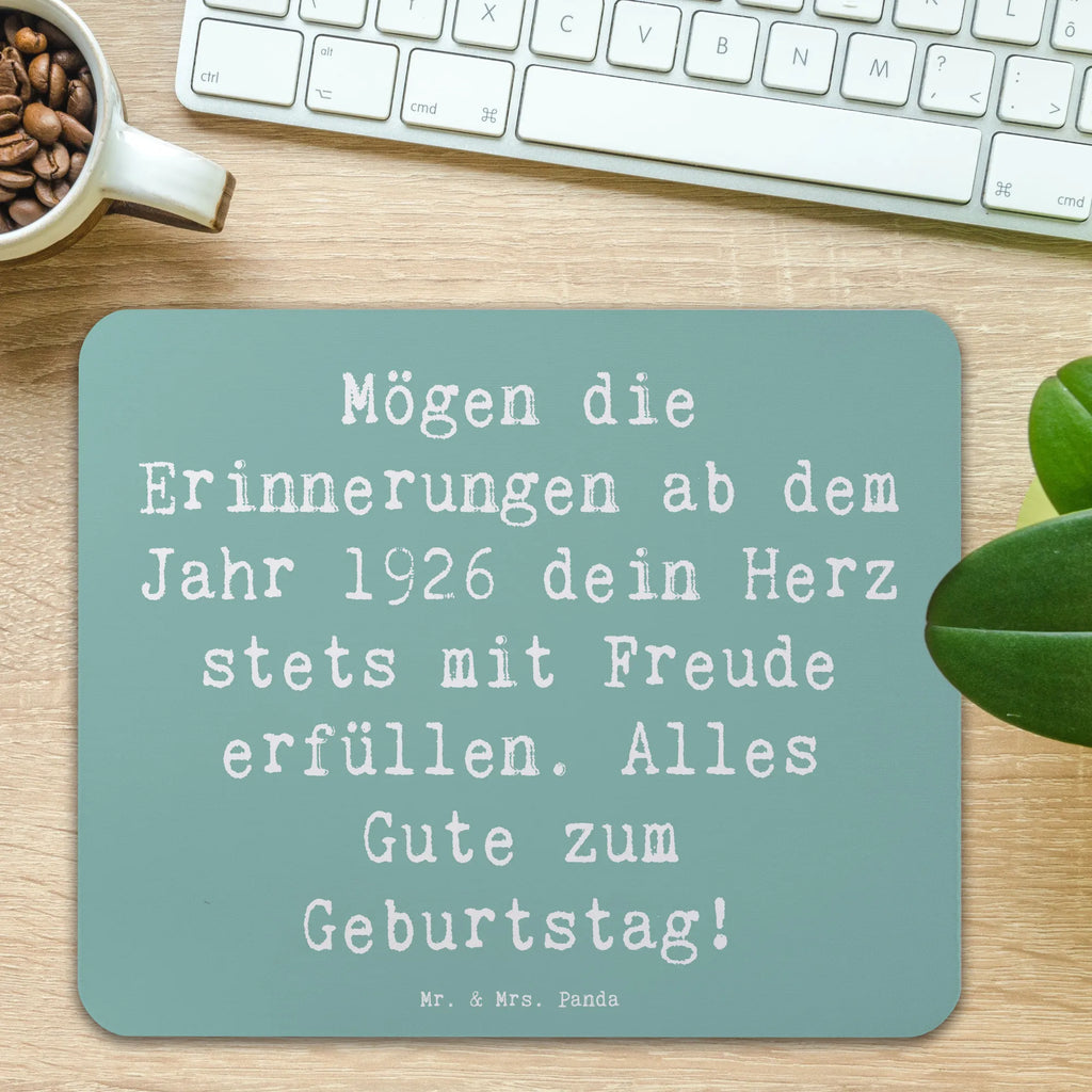 Mauspad Spruch 1926 Geburtstag Mousepad, Computer zubehör, Büroausstattung, PC Zubehör, Arbeitszimmer, Mauspad, Einzigartiges Mauspad, Designer Mauspad, Mausunterlage, Mauspad Büro, Geburtstag, Geburtstagsgeschenk, Geschenk