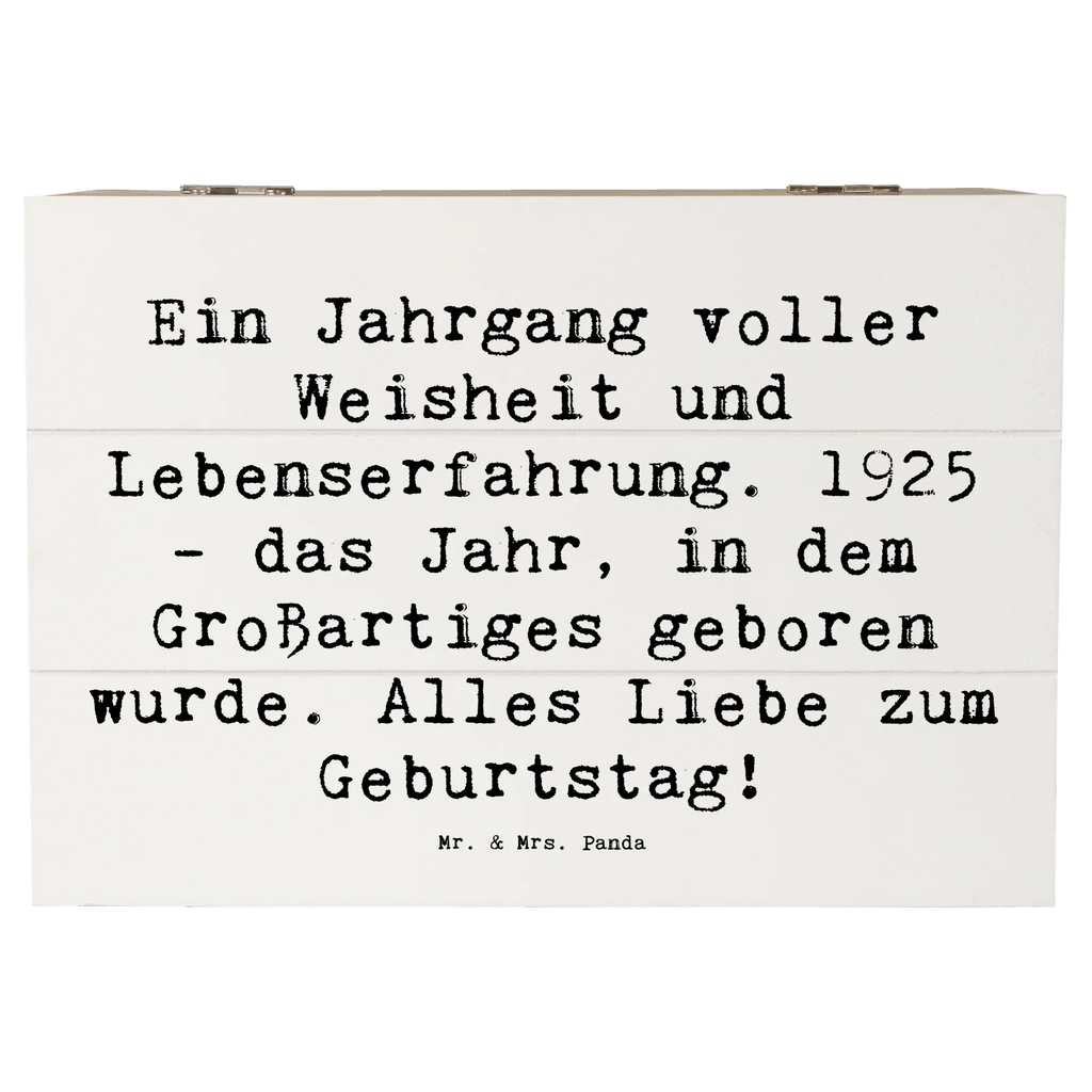 Holzkiste Spruch 1925 Geburtstag Holzkiste, Kiste, Schatzkiste, Truhe, Schatulle, XXL, Erinnerungsbox, Erinnerungskiste, Dekokiste, Aufbewahrungsbox, Geschenkbox, Geschenkdose, Geburtstag, Geburtstagsgeschenk, Geschenk