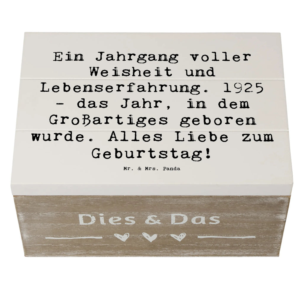 Holzkiste Spruch 1925 Geburtstag Holzkiste, Kiste, Schatzkiste, Truhe, Schatulle, XXL, Erinnerungsbox, Erinnerungskiste, Dekokiste, Aufbewahrungsbox, Geschenkbox, Geschenkdose, Geburtstag, Geburtstagsgeschenk, Geschenk