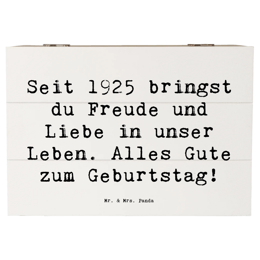 Holzkiste Spruch 1925 Geburtstag Freude Holzkiste, Kiste, Schatzkiste, Truhe, Schatulle, XXL, Erinnerungsbox, Erinnerungskiste, Dekokiste, Aufbewahrungsbox, Geschenkbox, Geschenkdose, Geburtstag, Geburtstagsgeschenk, Geschenk