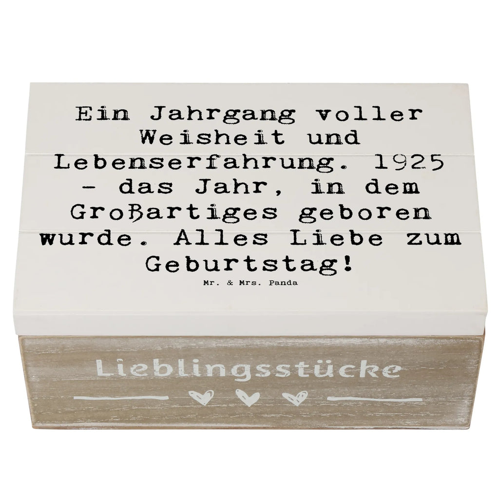 Holzkiste Spruch 1925 Geburtstag Holzkiste, Kiste, Schatzkiste, Truhe, Schatulle, XXL, Erinnerungsbox, Erinnerungskiste, Dekokiste, Aufbewahrungsbox, Geschenkbox, Geschenkdose, Geburtstag, Geburtstagsgeschenk, Geschenk