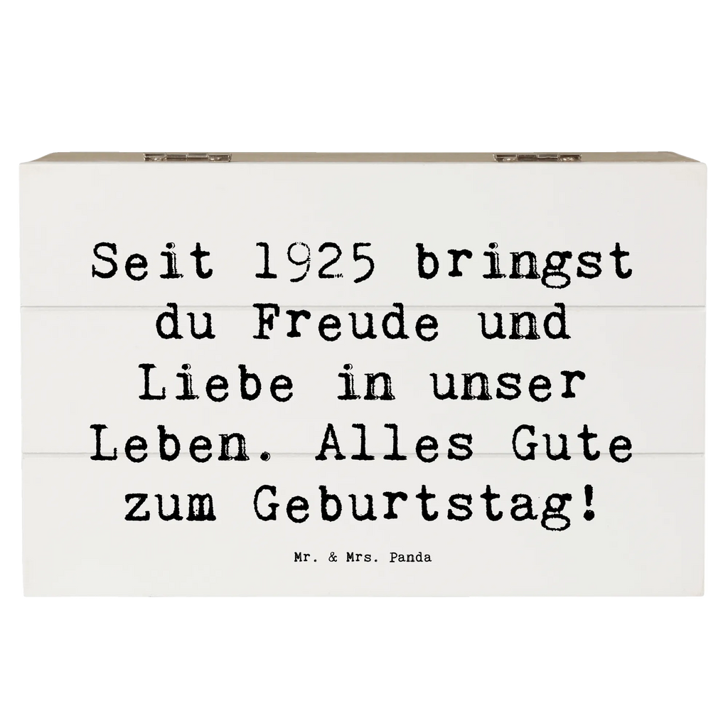 Holzkiste Spruch 1925 Geburtstag Freude Holzkiste, Kiste, Schatzkiste, Truhe, Schatulle, XXL, Erinnerungsbox, Erinnerungskiste, Dekokiste, Aufbewahrungsbox, Geschenkbox, Geschenkdose, Geburtstag, Geburtstagsgeschenk, Geschenk