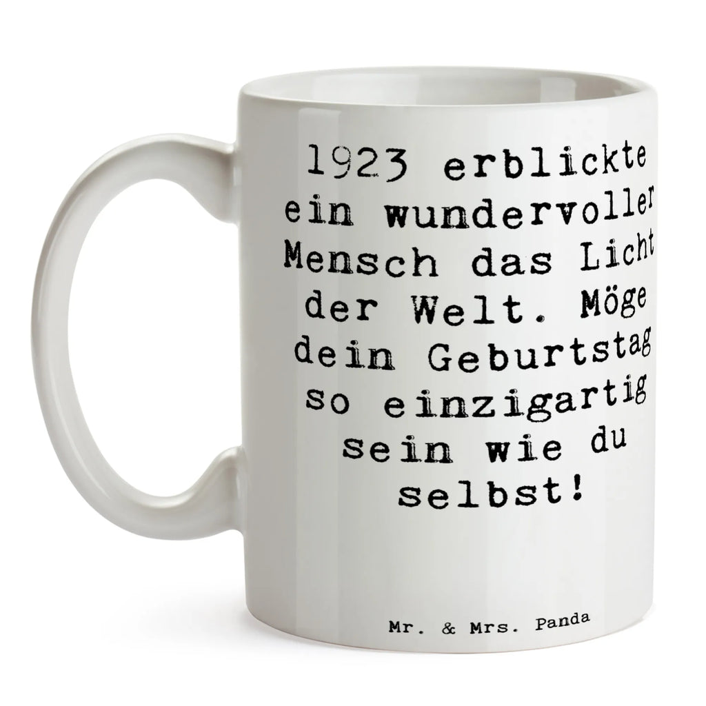 Tasse Spruch 1923 Geburtstag Tasse, Kaffeetasse, Teetasse, Becher, Kaffeebecher, Teebecher, Keramiktasse, Porzellantasse, Büro Tasse, Geschenk Tasse, Tasse Sprüche, Tasse Motive, Kaffeetassen, Tasse bedrucken, Designer Tasse, Cappuccino Tassen, Schöne Teetassen, Geburtstag, Geburtstagsgeschenk, Geschenk