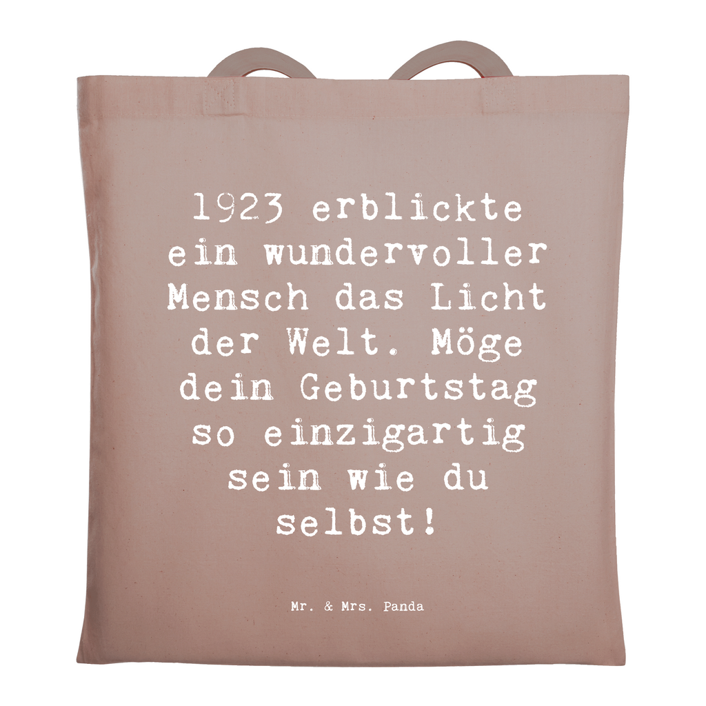 Tragetasche Spruch 1923 Geburtstag Beuteltasche, Beutel, Einkaufstasche, Jutebeutel, Stoffbeutel, Tasche, Shopper, Umhängetasche, Strandtasche, Schultertasche, Stofftasche, Tragetasche, Badetasche, Jutetasche, Einkaufstüte, Laptoptasche, Geburtstag, Geburtstagsgeschenk, Geschenk