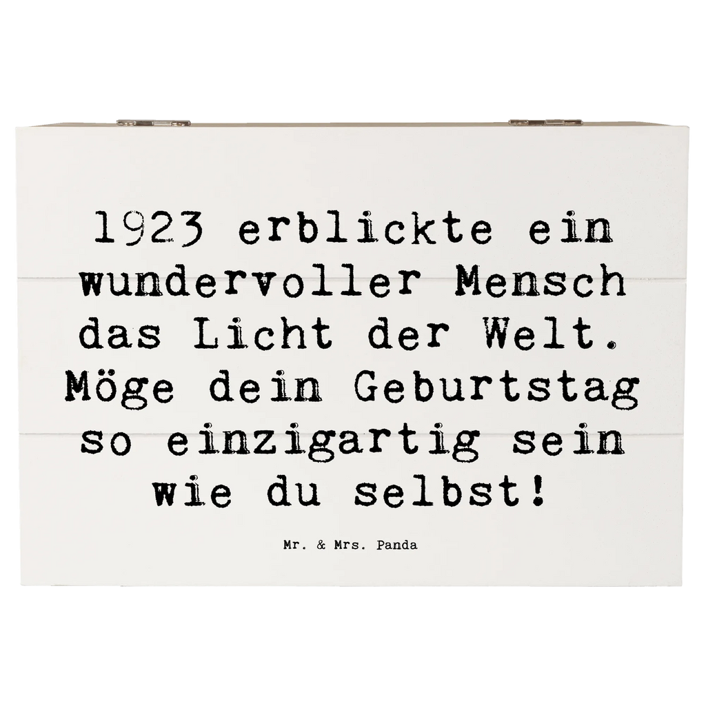 Holzkiste Spruch 1923 Geburtstag Holzkiste, Kiste, Schatzkiste, Truhe, Schatulle, XXL, Erinnerungsbox, Erinnerungskiste, Dekokiste, Aufbewahrungsbox, Geschenkbox, Geschenkdose, Geburtstag, Geburtstagsgeschenk, Geschenk