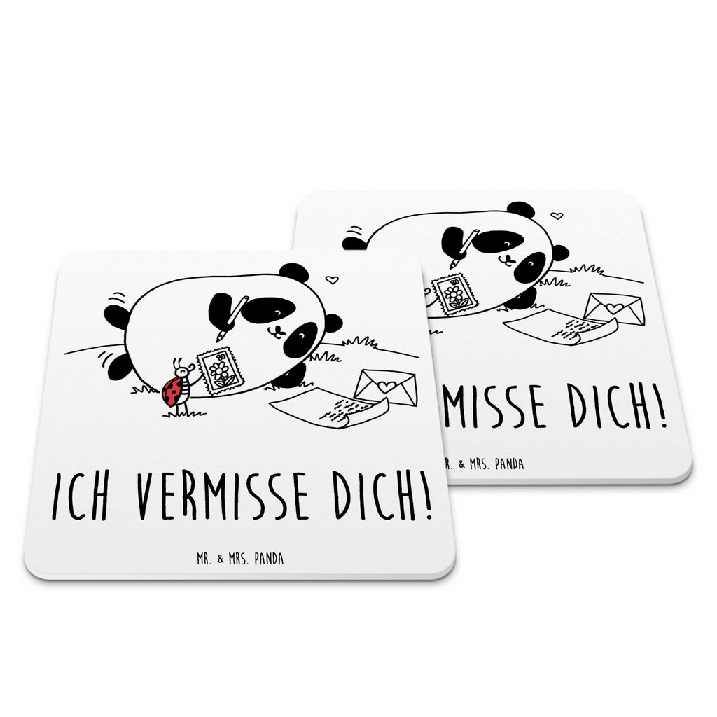 Untersetzer Set Panda Vermissen Glasuntersetzer, Untersetzer für Gläser, Tischuntersetzer, Tischuntersetzer Kork, Untersetzer Filz, Holzuntersetzer, Filzuntersetzer rund, Tassenuntersetzer, Getränkeuntersetzer, Silikon Untersetzer, Untersetzer Set, Untersetzer Design, Design Untersetzer für Gläser