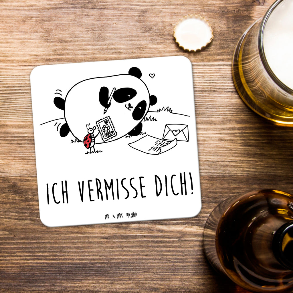 Untersetzer Set Panda Vermissen Glasuntersetzer, Untersetzer für Gläser, Tischuntersetzer, Tischuntersetzer Kork, Untersetzer Filz, Holzuntersetzer, Filzuntersetzer rund, Tassenuntersetzer, Getränkeuntersetzer, Silikon Untersetzer, Untersetzer Set, Untersetzer Design, Design Untersetzer für Gläser