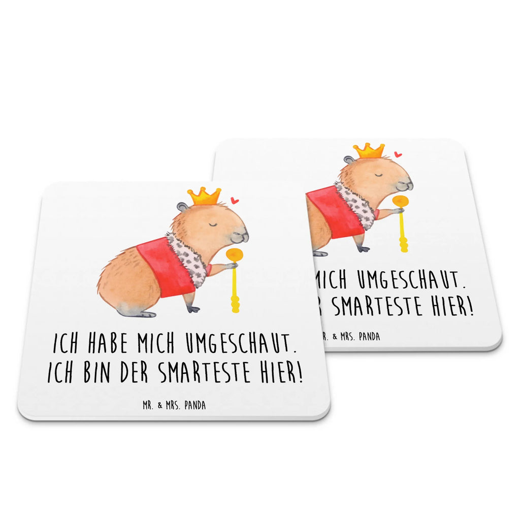 Untersetzer Set Capybara König Glasuntersetzer, Untersetzer für Gläser, Tischuntersetzer, Tischuntersetzer Kork, Untersetzer Filz, Holzuntersetzer, Filzuntersetzer rund, Tassenuntersetzer, Getränkeuntersetzer, Silikon Untersetzer, Untersetzer Set, Untersetzer Design, Design Untersetzer für Gläser, Tiermotive, Gute Laune, lustige Sprüche, Tiere, Capybara, König