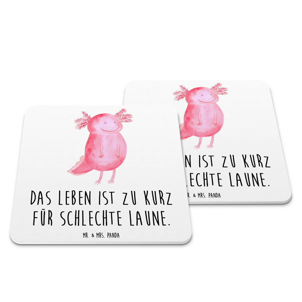 Untersetzer Set Axolotl Glücklich Glasuntersetzer, Untersetzer für Gläser, Tischuntersetzer, Tischuntersetzer Kork, Untersetzer Filz, Holzuntersetzer, Filzuntersetzer rund, Tassenuntersetzer, Getränkeuntersetzer, Silikon Untersetzer, Untersetzer Set, Untersetzer Design, Design Untersetzer für Gläser, Axolotl, Molch, Axolot, Schwanzlurch, Lurch, Lurche, Motivation, gute Laune