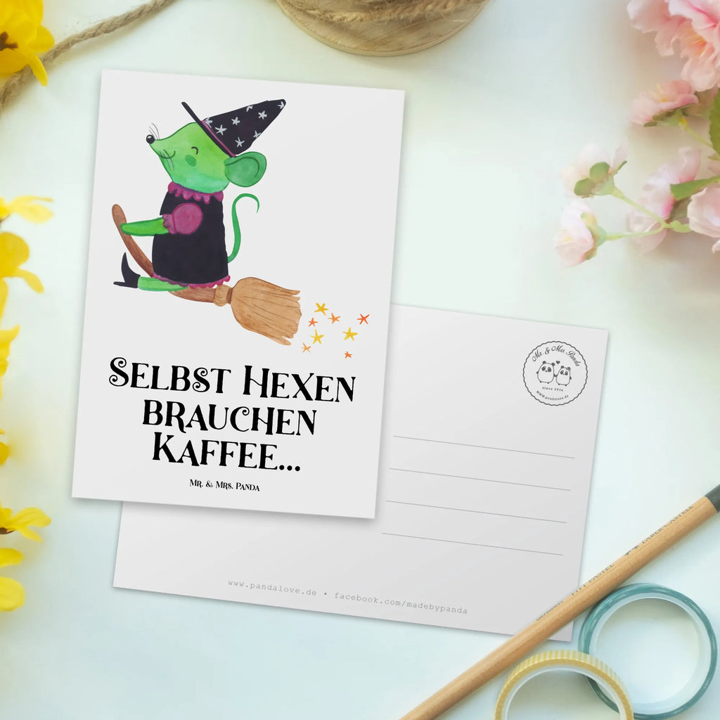 Postkarte Halloween-Hexen Kaffee Postkarte, Karte, Geschenkkarte, Grußkarte, Einladung, Ansichtskarte, Geburtstagskarte, Einladungskarte, Dankeskarte, Ansichtskarten, Einladung Geburtstag, Einladungskarten Geburtstag, Halloween, Deko, Martinssingen, Dekoration, Geschenke, Schenken