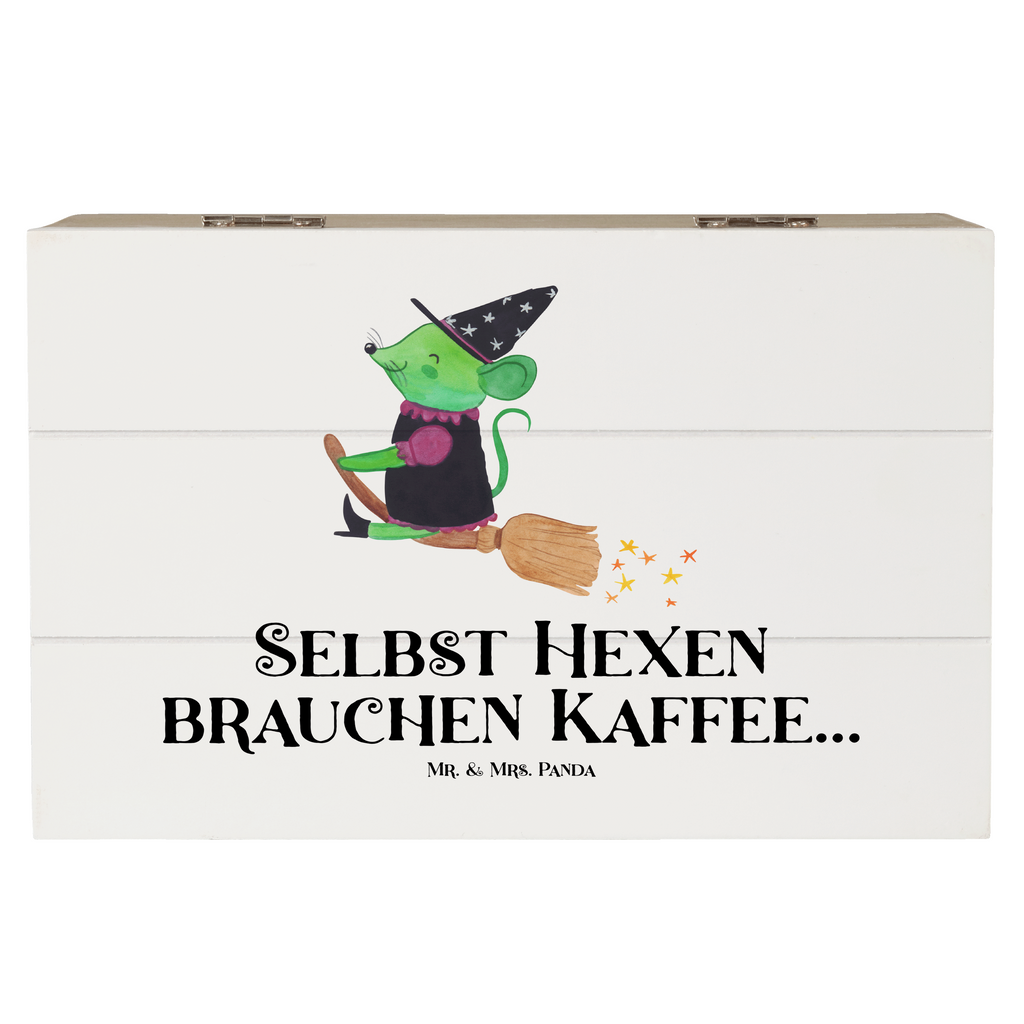 Holzkiste Halloween-Hexen Kaffee Holzkiste, Kiste, Schatzkiste, Truhe, Schatulle, XXL, Erinnerungsbox, Erinnerungskiste, Dekokiste, Aufbewahrungsbox, Geschenkbox, Geschenkdose, Halloween, Deko, Martinssingen, Dekoration, Geschenke, Schenken