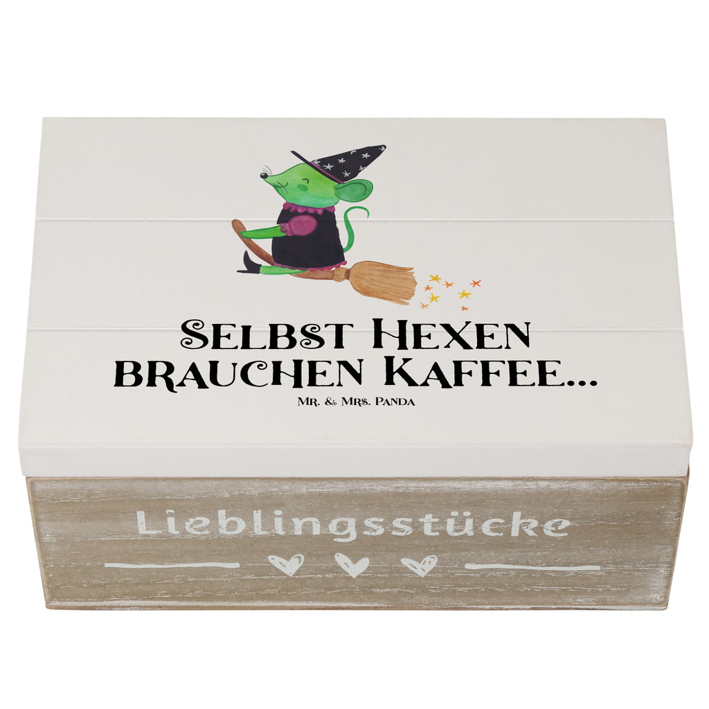 Holzkiste Halloween-Hexen Kaffee Holzkiste, Kiste, Schatzkiste, Truhe, Schatulle, XXL, Erinnerungsbox, Erinnerungskiste, Dekokiste, Aufbewahrungsbox, Geschenkbox, Geschenkdose, Halloween, Deko, Martinssingen, Dekoration, Geschenke, Schenken