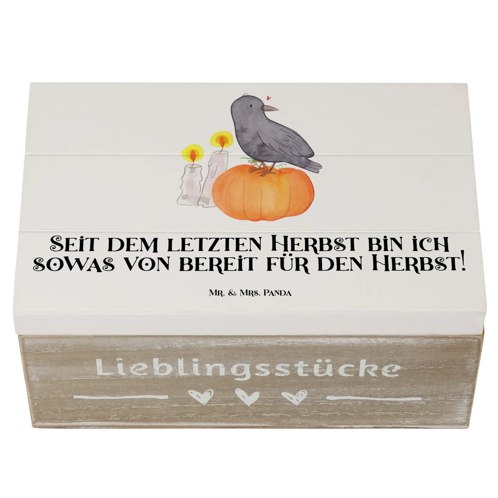 Holzkiste Herbstvorfreude Holzkiste, Kiste, Schatzkiste, Truhe, Schatulle, XXL, Erinnerungsbox, Erinnerungskiste, Dekokiste, Aufbewahrungsbox, Geschenkbox, Geschenkdose, Halloween, Deko, Martinssingen, Dekoration, Geschenke, Schenken