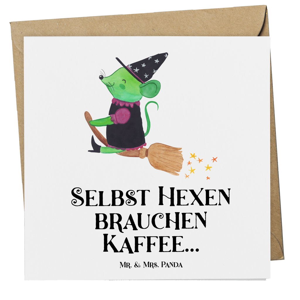 Deluxe Karte Halloween-Hexen Kaffee Karte, Grußkarte, Klappkarte, Einladungskarte, Glückwunschkarte, Hochzeitskarte, Geburtstagskarte, Hochwertige Grußkarte, Hochwertige Klappkarte, Halloween, Deko, Martinssingen, Dekoration, Geschenke, Schenken