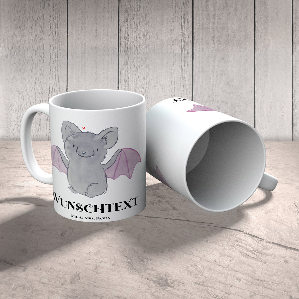 Personalisierte Tasse Fledermaus Classic Personalisierte Tasse, Namenstasse, Wunschname, Personalisiert, Tasse, Namen, Drucken, Tasse mit Namen, Halloween, Deko, Martinssingen, Dekoration, Geschenke, Schenken