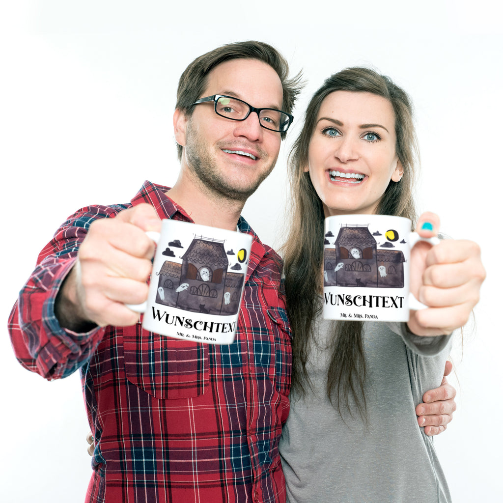 Personalisierte Tasse Geister Villa Personalisierte Tasse, Namenstasse, Wunschname, Personalisiert, Tasse, Namen, Drucken, Tasse mit Namen, Halloween, Deko, Martinssingen, Dekoration, Geschenke, Schenken