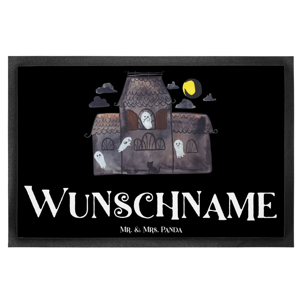Personalisierte Fußmatte Geister Villa Personalisierte Fußmatte, Fußmatte mit Namen, Personalisieruung, Personalisiert, Fußmatte bedrucken, Türvorleger mit Namen, Haustürmatte personalisiert, Namensfussmatte, Wunschnamen, Bedrucken, Türvorleger personalisiert, Halloween, Deko, Martinssingen, Dekoration, Geschenke, Schenken