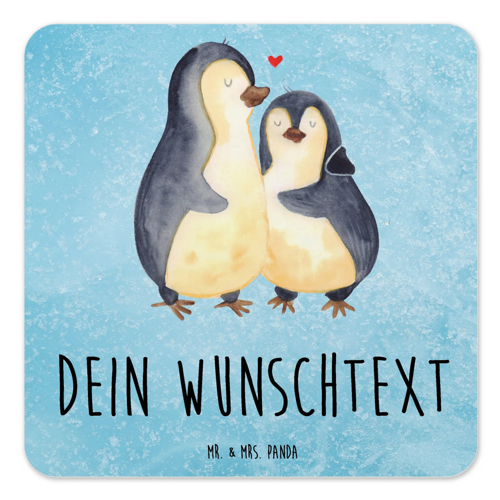 Personalisiertes Untersetzer Set Pinguin umarmen Personalisierte Untersetzer, Pinguin, Liebe, Liebespaar, Liebesbeweis, Liebesgeschenk, Verlobung, Jahrestag, Hochzeitstag, Hochzeit, Hochzeitsgeschenk