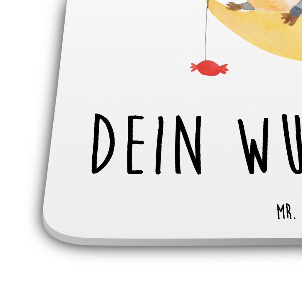 Personalisiertes Untersetzer Set Pinguin Mond Personalisierte Untersetzer, Pinguin, Pinguine, Spruch, schlafen, Nachtruhe, Einschlafen, Schlafzimmer, Schlafstörungen, Gästezimmer