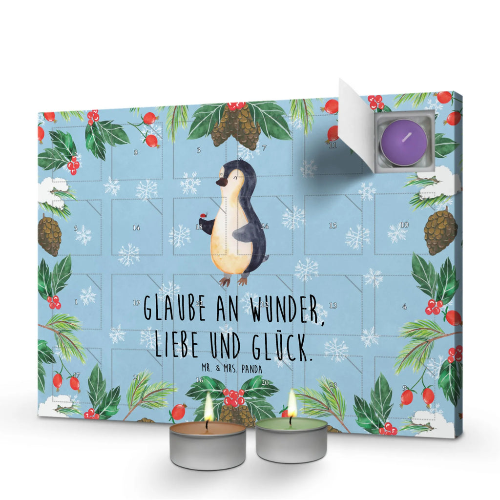 Duftkerzen Adventskalender Pinguin Marienkäfer Adventskalender, Kerzen Adventskalender, Duftkerzen Adventskalender, Pinguin, Pinguine, Marienkäfer, Liebe, Wunder, Glück, Freude, Lebensfreude