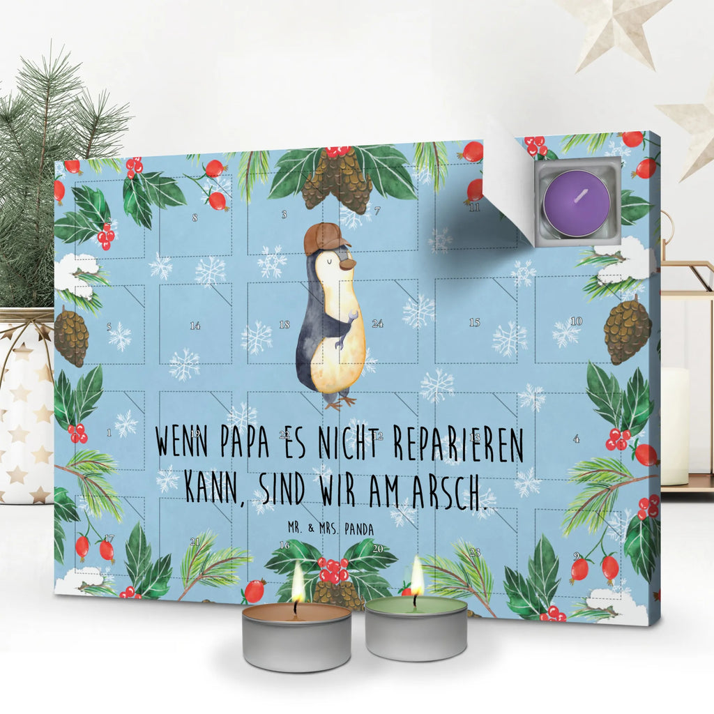 Duftkerzen Adventskalender Wenn Papa es nicht reparieren kann, sind wir am Arsch Adventskalender, Kerzen Adventskalender, Duftkerzen Adventskalender, Familie, Vatertag, Muttertag, Bruder, Schwester, Mama, Papa, Oma, Opa, Vater, Geschenk Papa, Bester Papa der Welt