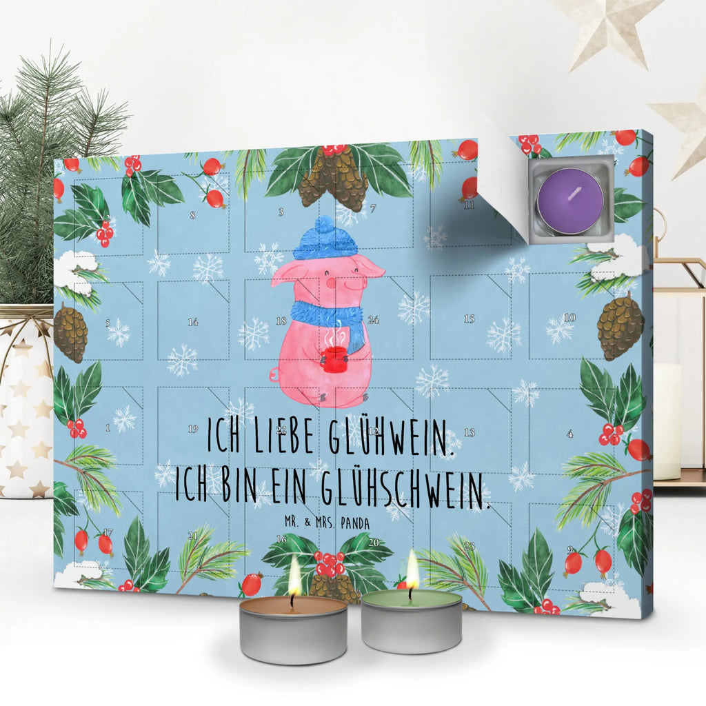 Duftkerzen Adventskalender Schwein Glühwein Adventskalender, Kerzen Adventskalender, Duftkerzen Adventskalender, Winter, Weihnachten, Weihnachtsdeko, Nikolaus, Advent, Heiligabend, Wintermotiv, Glühschwein, Glühwein, Weihnachtsmarkt, Punsch